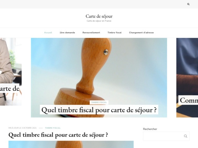 Carte de séjour | 10 ans, timbre fiscal, renouvellement, pluriannuelle