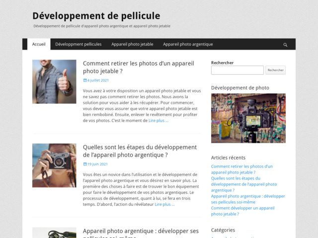 Développement pellicule | prix labo appareil photo argentique