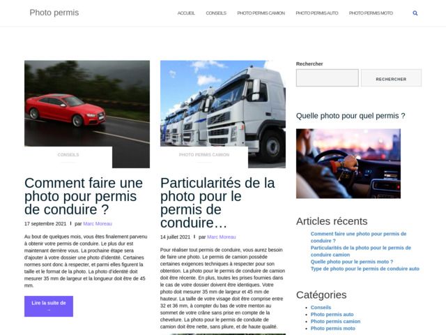 Photo permis de conduire | format numérique, e photo, identité