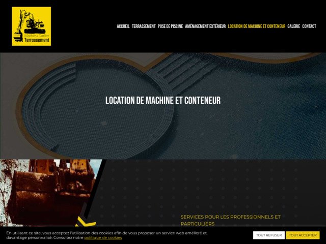 Location des machines et conteneurs