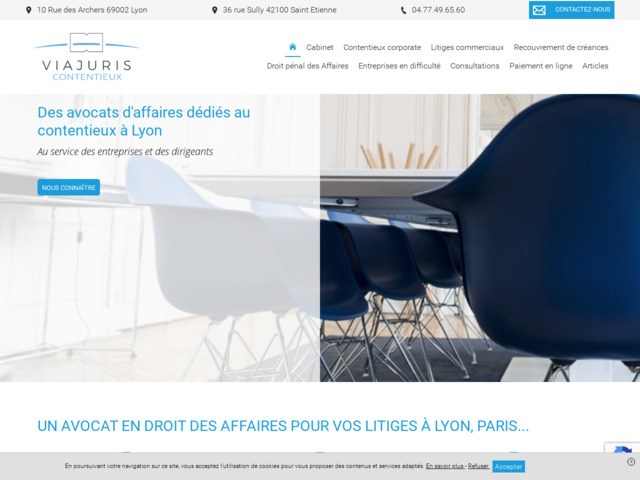Avocat à Lyon Viajuris Contentieux pour agent commercial et entreprise
