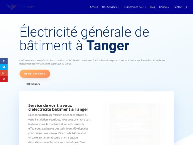 Travaux d'installation lectrique  Tanger