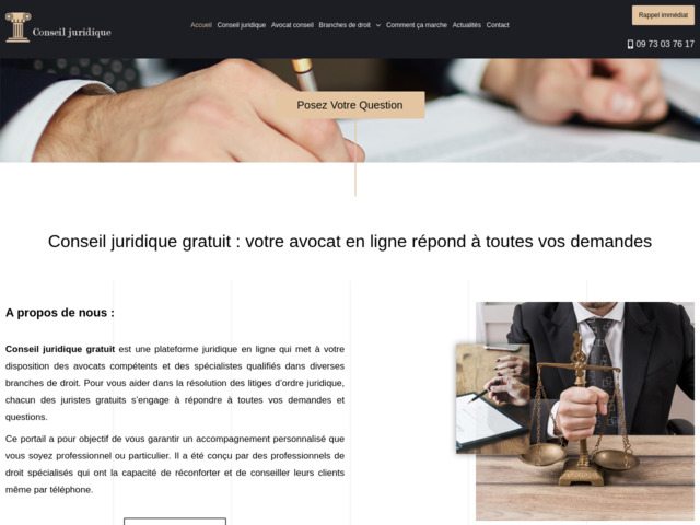 Votre avocat en ligne répond à toutes vos questions gratuitement