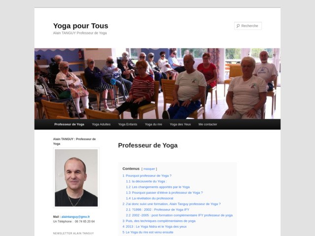 Yoga pour tous alain tanguy