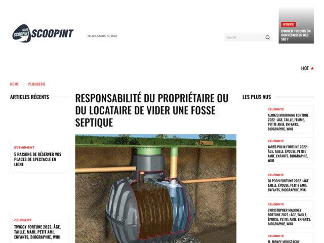 Responsabilité du propriétaire ou du locataire de vider une fosse septique