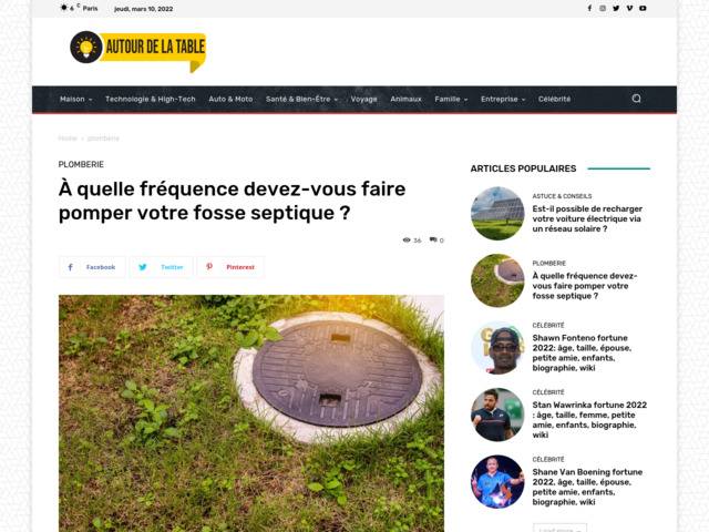 A quelle fréquence devez-vous pomper votre fosse septique ?