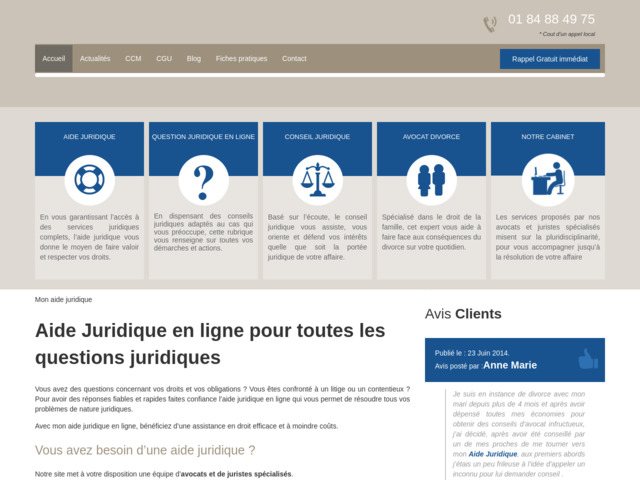 Besoin d'une aide juridique en ligne dans le droit de la famille ?
