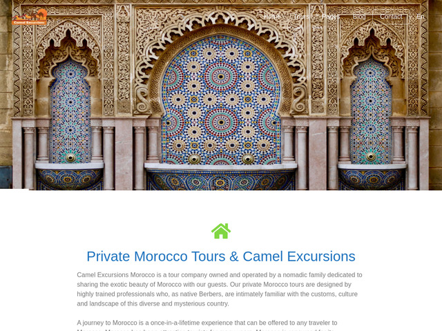 Private Morocco tours - Camel excursions in Morocco