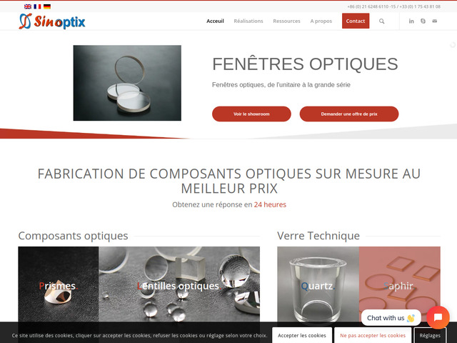 Composants optiques