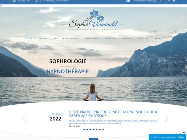 Sophie V sophrologue