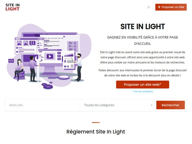 Site in light - améliorez votre référencement sur internet