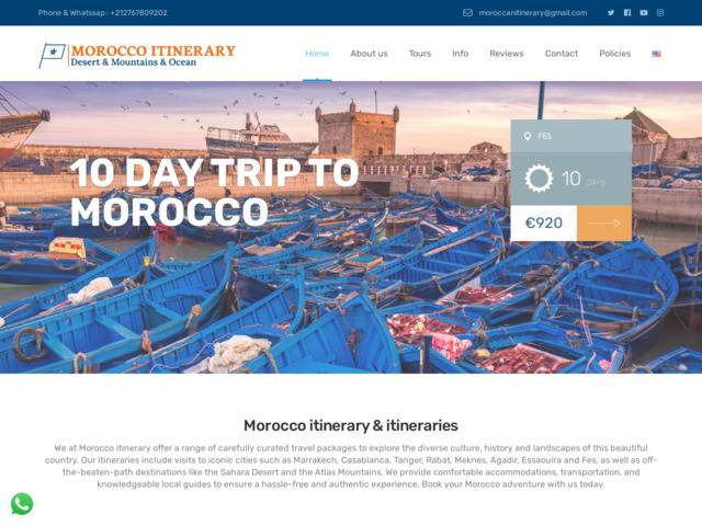 Morocco itinerary