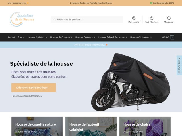 Spécialiste de la housse