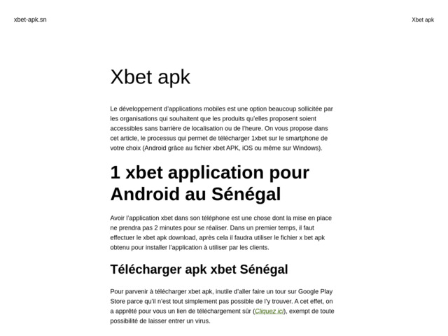 Explorez et téléchargez les meilleures applications au Sénégal