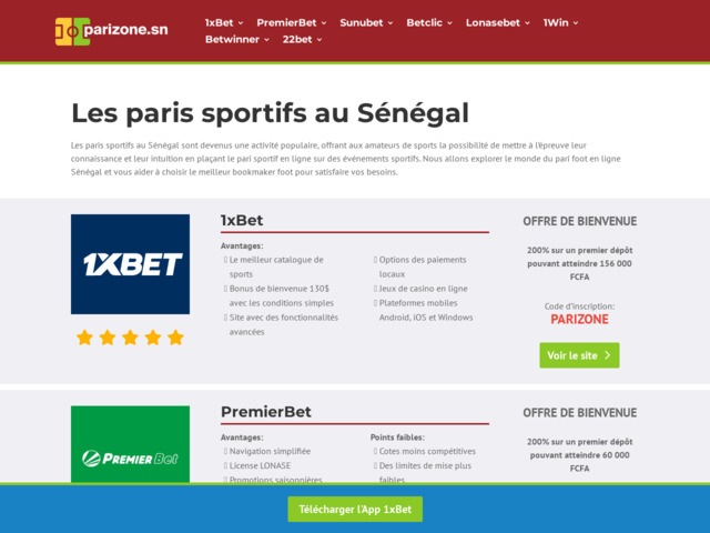 Découvrez les secrets d'un pari sportif réussi au Sénégal