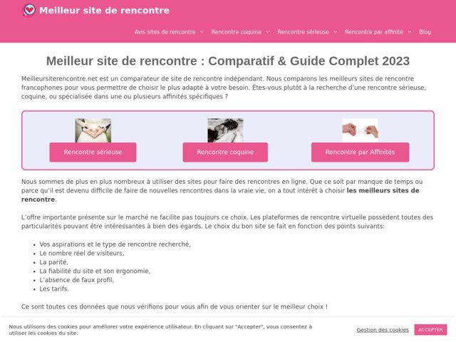 Meilleursiterencontre.net : le comparateur de sites de rencontres