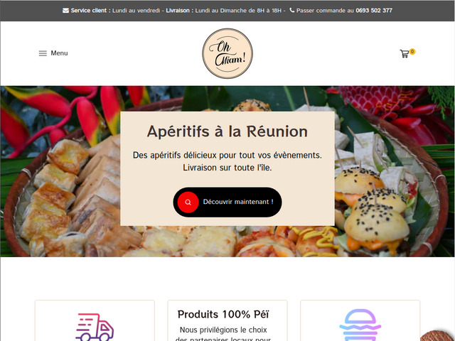 Découvrez Oh Miam : vos délices apéritifs réunionnais à domicile