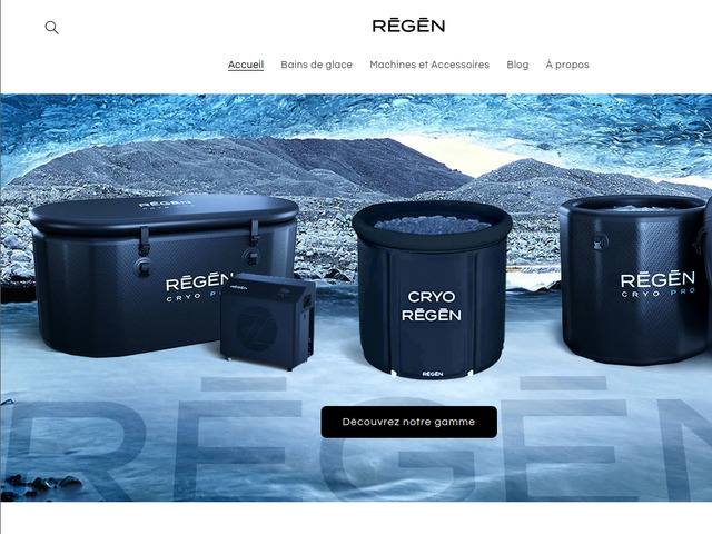 Regen - Cryothérapie & bains de glace pour sportifs