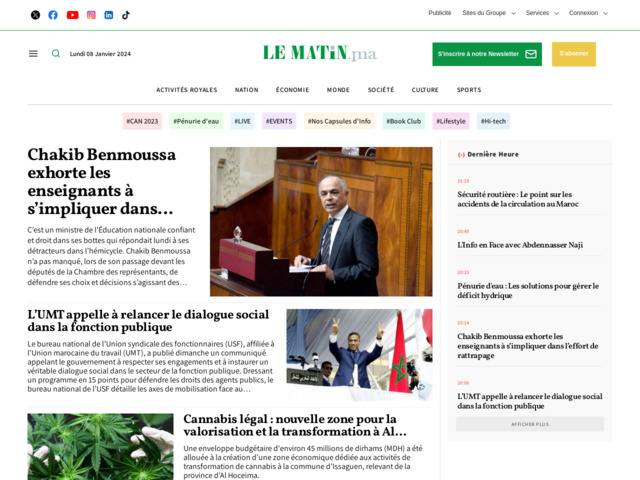 Actualités du maroc