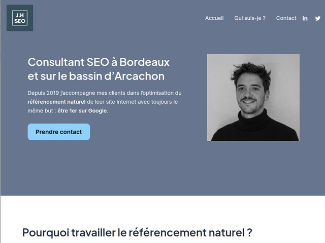Consultant SEO Bordeaux et Arcachon | Jordan Houi