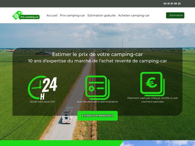 Prix camping car