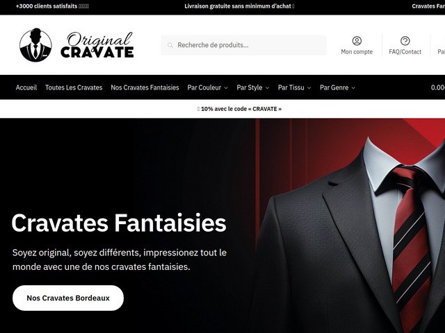 Cravates fantaisies