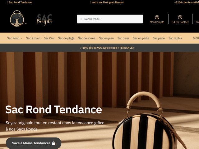 Sac rond tendance