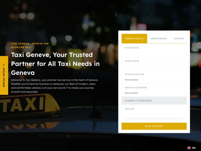 Taxi geneve - geneva airport transfers - 247 reliable taxi services
