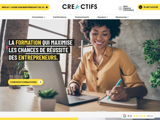 Créactifs - formations pour entrepeneurs