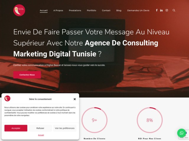 Agence webmarketing en tunisie - cration de site web sur mesure
