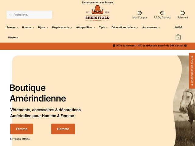 Boutique amrindienne