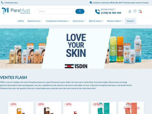 Trouvez la meilleure parapharmacie en ligne en tunisie : paramust