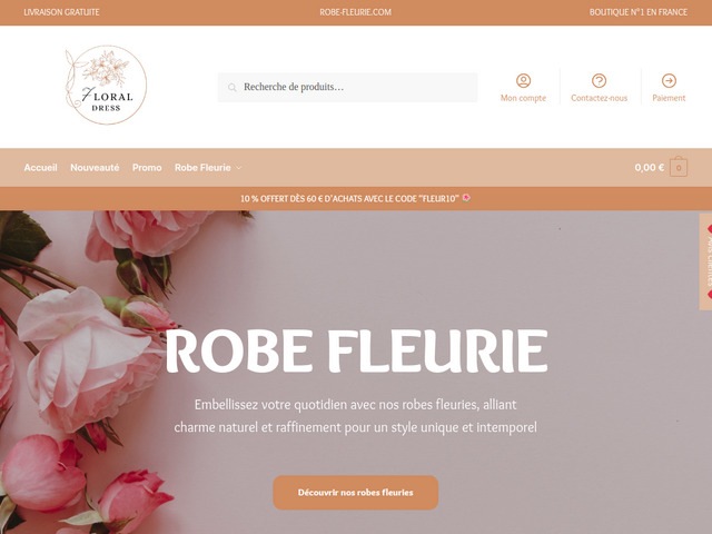 Robe fleurie