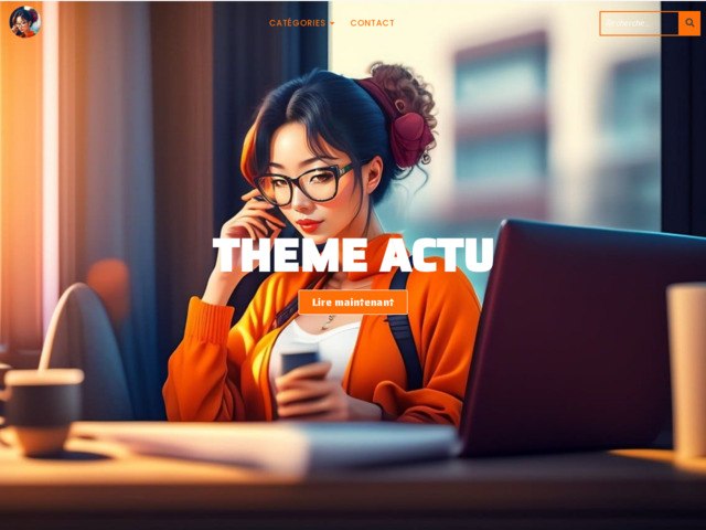 Theme Actu - Blog multi thématique de qualité