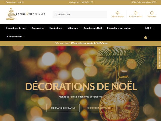 Décoration de noël
