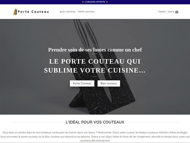 Porte-couteau - La boutique tranchante