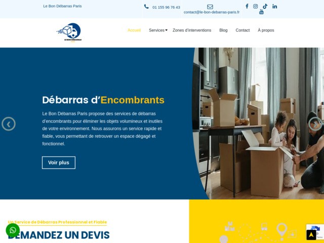 Service de débarras à paris : rapide et efficace