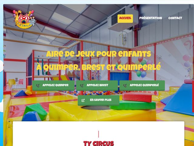 Parc de jeux couvert à Quimperlé