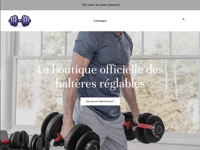 Votre boutique en ligne pour des haltères ajustables et polyvalents