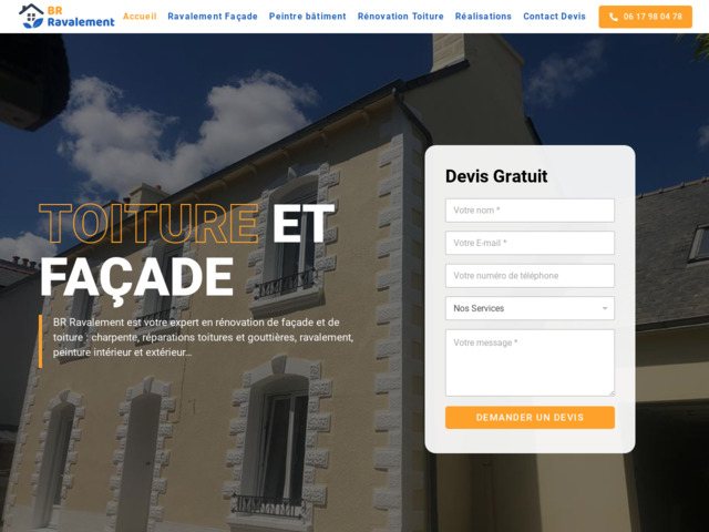 Br Ravalement - toiture et ravalement façade par des professionnels