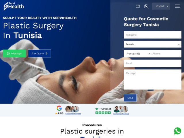 Réduction mammaire en tunisie : servihealth