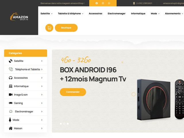 Top rcepteurs satellite et iptv tunisie – amazon shop