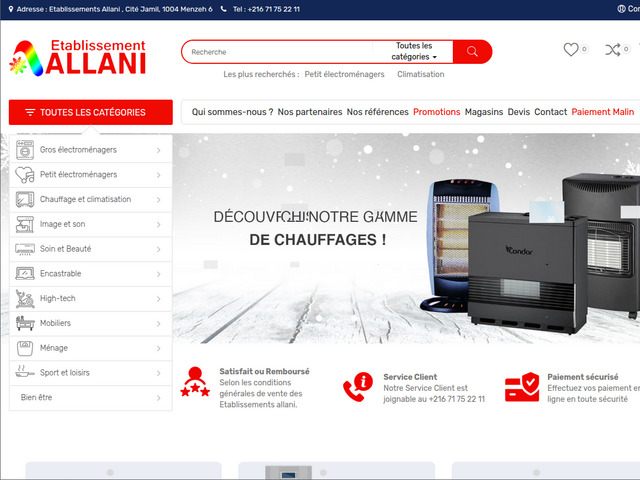 Vente en ligne de climatiseurs et chauffages au meilleur prix