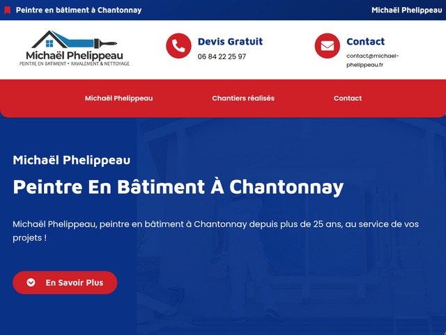 Peintre en bâtiment à chantonnay