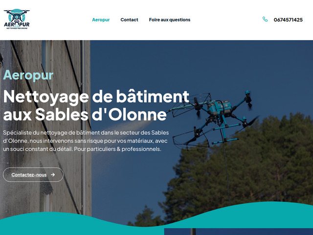 Aeropur - nettoyage de bâtiment aux sables d'olonne