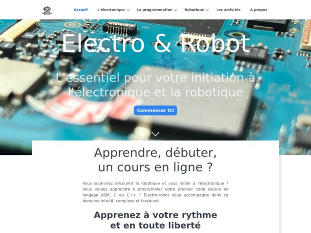 L'essentiel pour votre initiation à l'électronique et la robotique