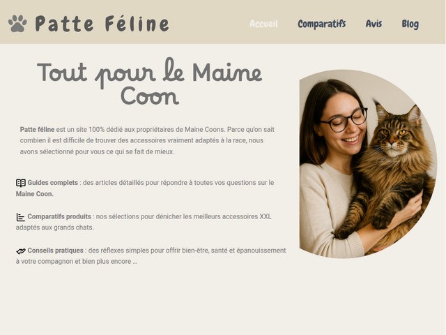 Patte fline – l'univers du maine coon