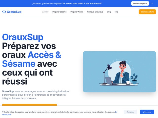 Orauxsup - pr�parez vos oraux d'�cole de commerce post-bac