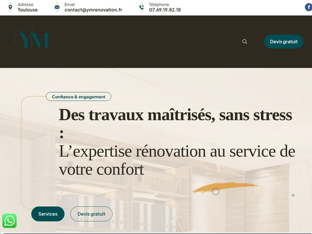 Ym r�novation &ndash; entreprise de r�novation int�rieure � toulouse