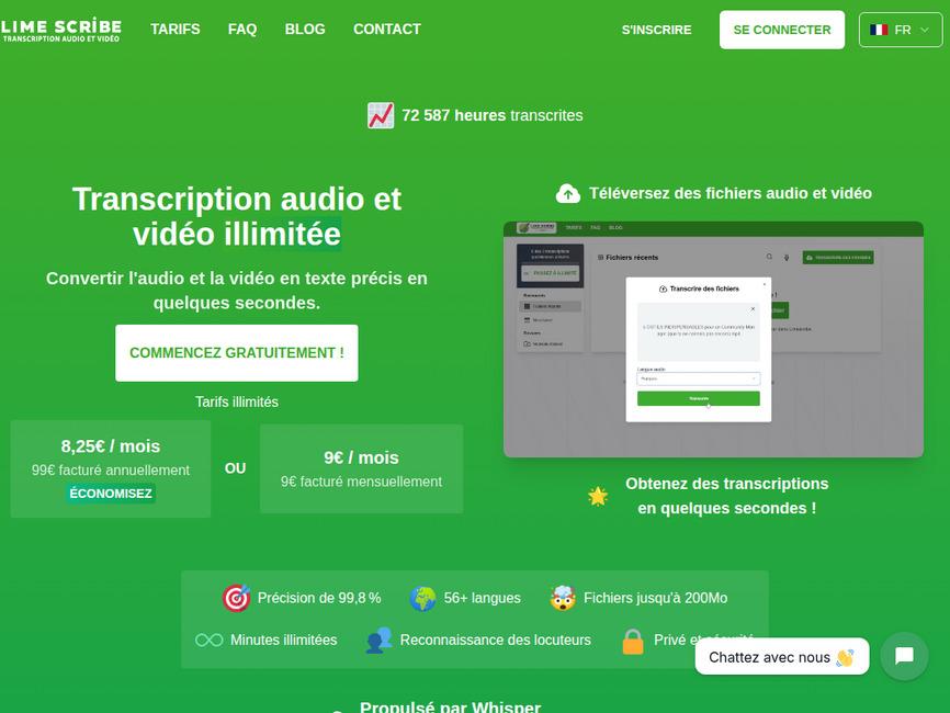 Transcription audio et vid�o professionnelle en texte